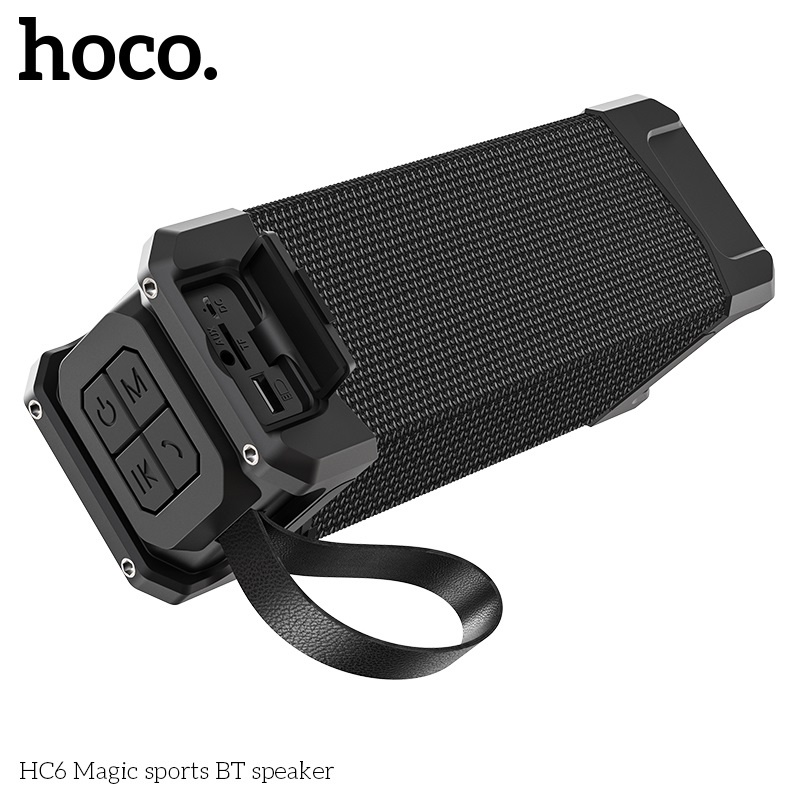 Loa bluetooth thể thao Hoco HC6 loa di động không dây chống nước 2 loa công suất 10w công nghệ TWS chuẩn Bluetooth 5.0