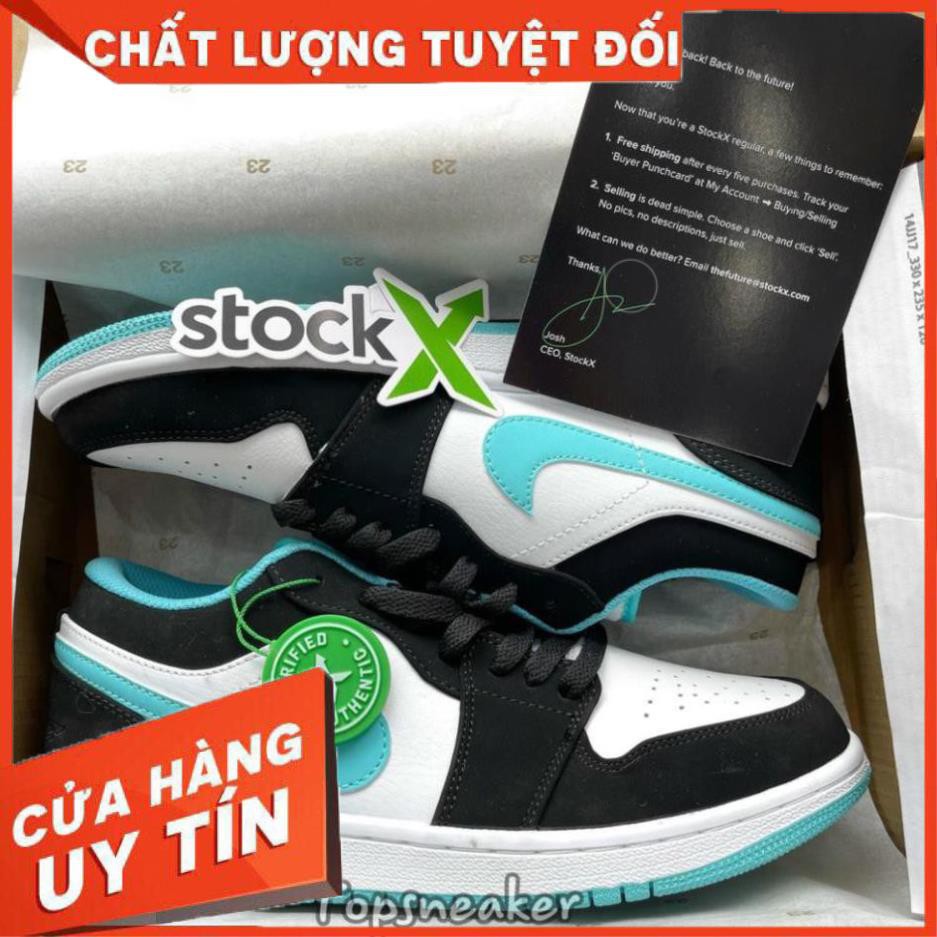 Giày Sneaker Jordan 1 Xanh Ngọc Full Box Freeship HỖ TRỢ ĐỔI TRẢ TRONG 15 NGÀY ! ! ! " " " <