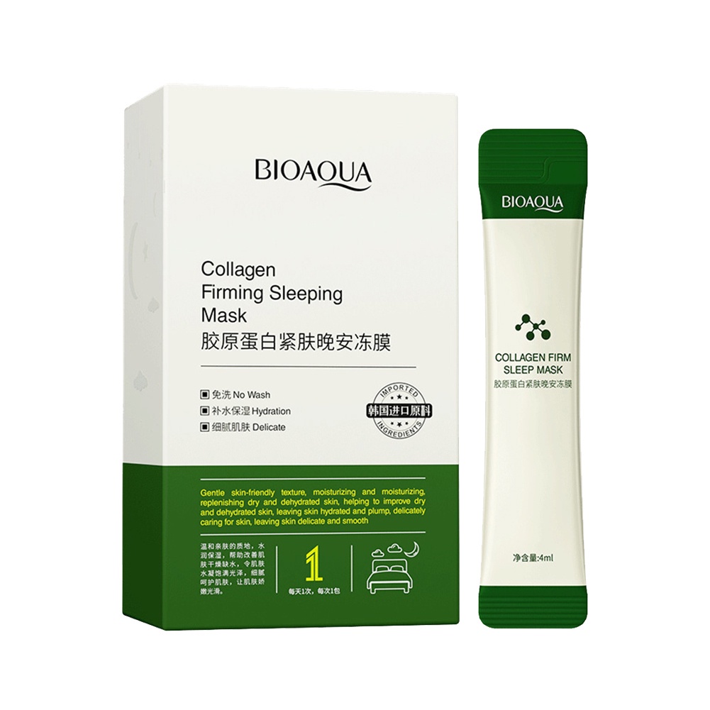 Set 20 Mặt Nạ collagen Làm Trẻ Hóa Làn Da Công Thức Hàn Quốc Giúp Giảm Thâm Mụn Se Khít Lỗ Chân Lông Làm Săn Chắc Da Yr