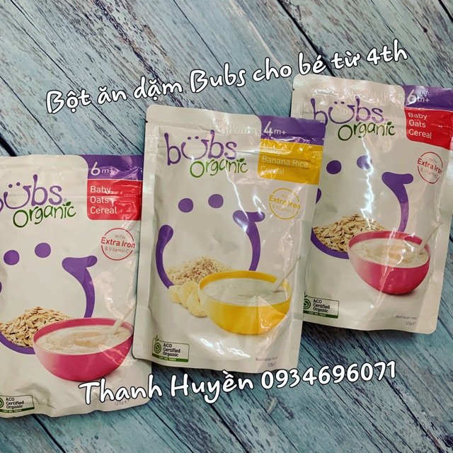BỘT ĂN DẶM BUBS Date 2020