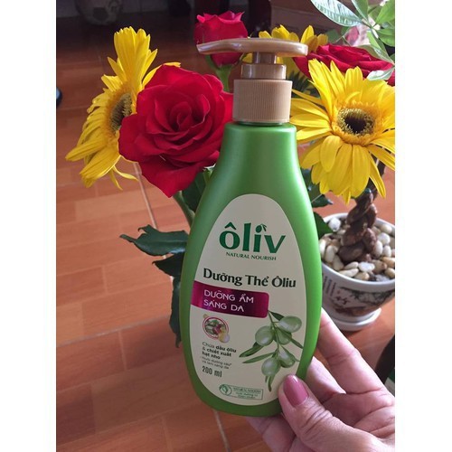 Sữa Dưỡng Thể Ôliv Dưỡng Ẩm Sáng Da Hương Oliu 200ml Hàng chính Hàng 002