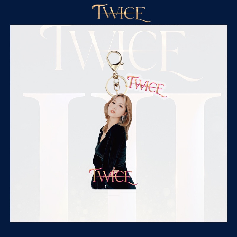 Móc Khóa Acrylic In Hình Các Thành Viên Nhóm Nhạc TWICE