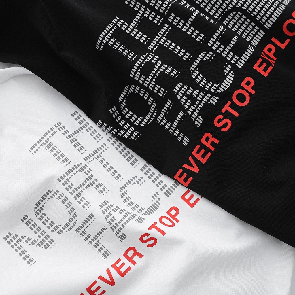 Áo Thun Nam Chất Liệu Cotton Cổ Tròn Logo In The North Face