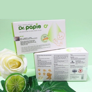 Gạc rơ lưỡi tẩm sẵn Dr.papie 30 gói