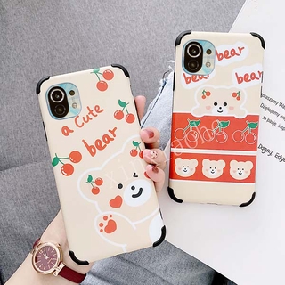 Ốp điện thoại Xiaomi 11 Lite 5G NE Gấu dễ thương Phim hoạt hình tpu Vỏ chống rơi Xiaomi Mi 11 Lite