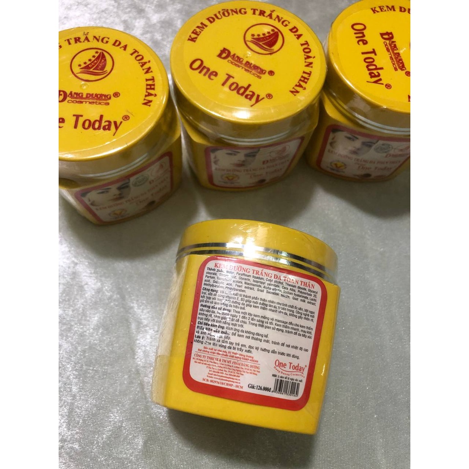 Kem dưỡng trắng da toàn thân one today 80g