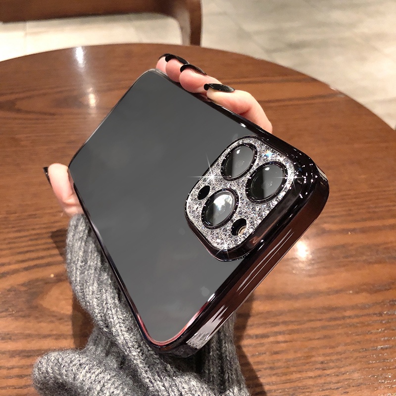 Ốp Điện Thoại Mặt Kính Dát 6D Bảo Vệ Ống Kính Máy Ảnh Cho iphone 13 13Pro 13 Pro Max 12 Pro Max 11pro Max