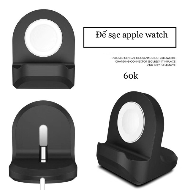 Đế sạc silicon dành cho apple watch