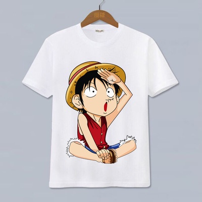Áo Thun Tay Ngắn Dáng Rộng In Hình Nhân Vật Luffy Zoro Chopper ACE Trong Anime ONE PIECE Cỡ 3 Thời Trang Cho Nam Và Nữ