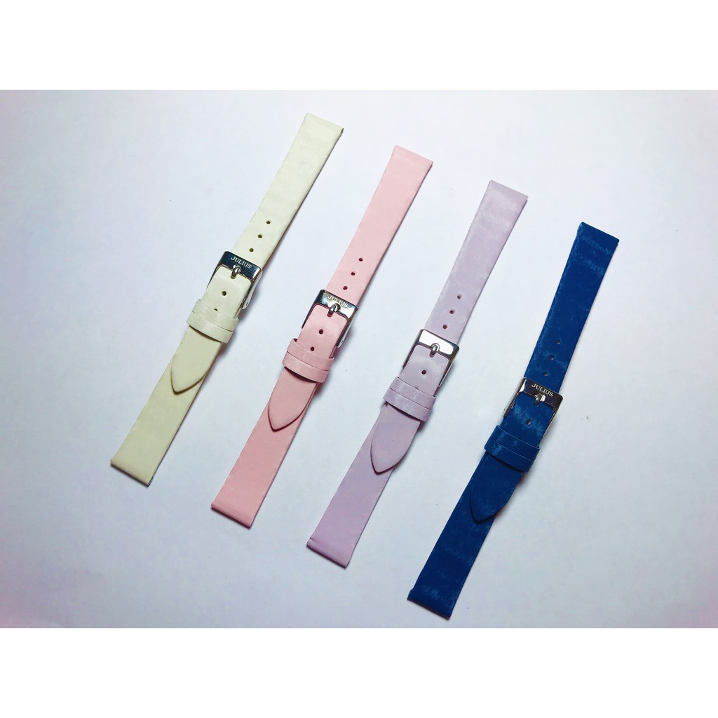 Dây da đồng hồ nữ Julius Hàn Quốc size 12 – size 14 – chọn màu