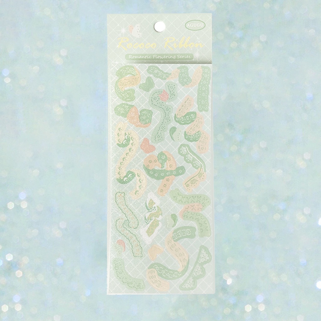 Sticker Dán Trang Trí Scrapbook Hình Hoa Lãng Mạn