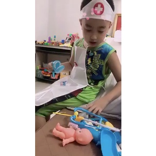 đồ chơi bác sĩ (áo bác sĩ), tạp dề cho bé