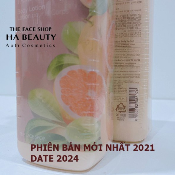 Sữa dưỡng thể dưỡng ẩm tốt trắng da thơm lâu The Face Shop Grapefruit Body Lotion 300ml The Face Shop