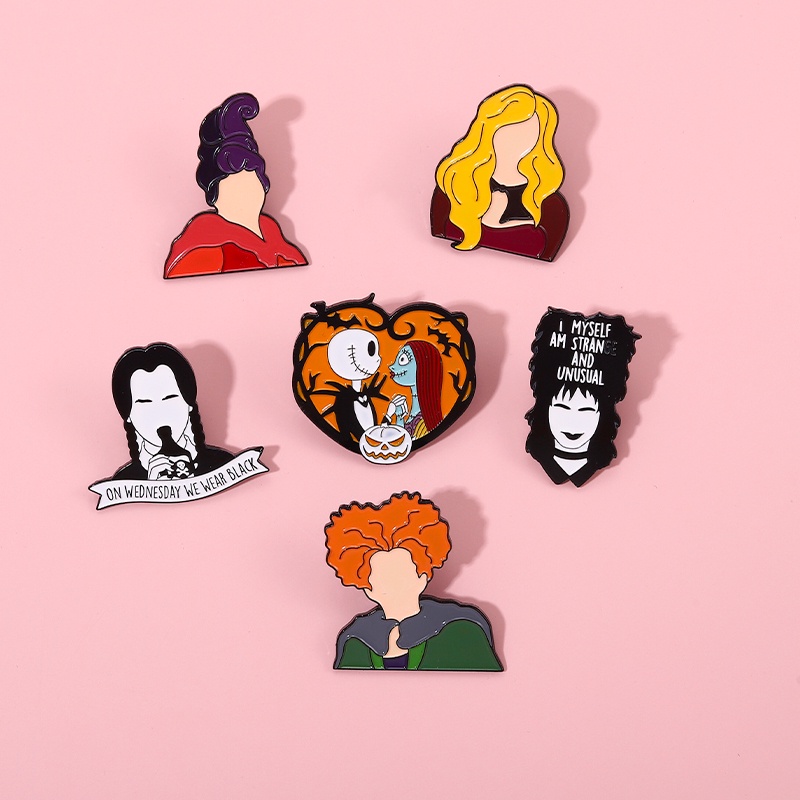 Huy Hiệu Cài Ba Lô / Túi Xách Tráng Men Nhân Vật Anime Làm Quà Tặng Cho Bạn Bè