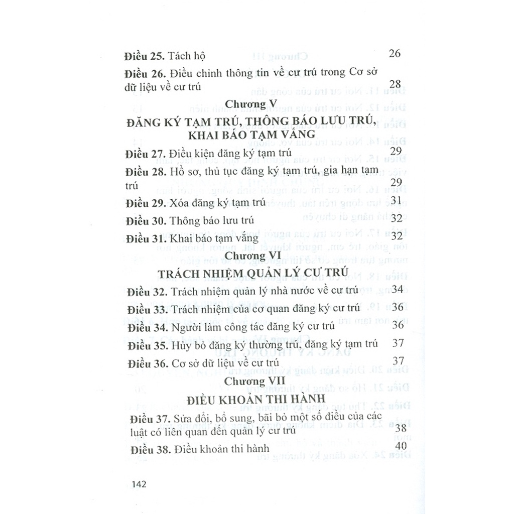 Sách - Luật Cư Trú Và Văn Bản Hướng Dẫn Thi Hành