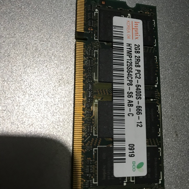 Ram laptop 2gb ddr2 laptop