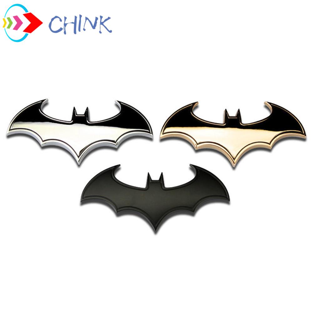 CHINK Cool 3D Metal Bat Auto Logo Car Sticker Metal Badge Emblem Tail Decal
