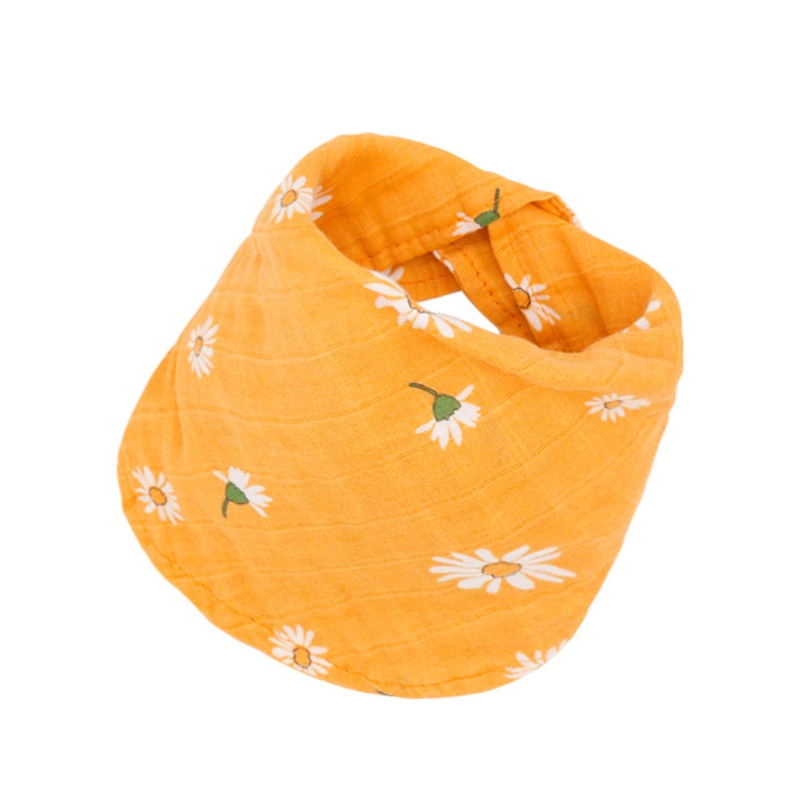 Khăn Yếm Vải Cotton Mềm Hình Tam Giác Dành Cho Bé Sơ Sinh