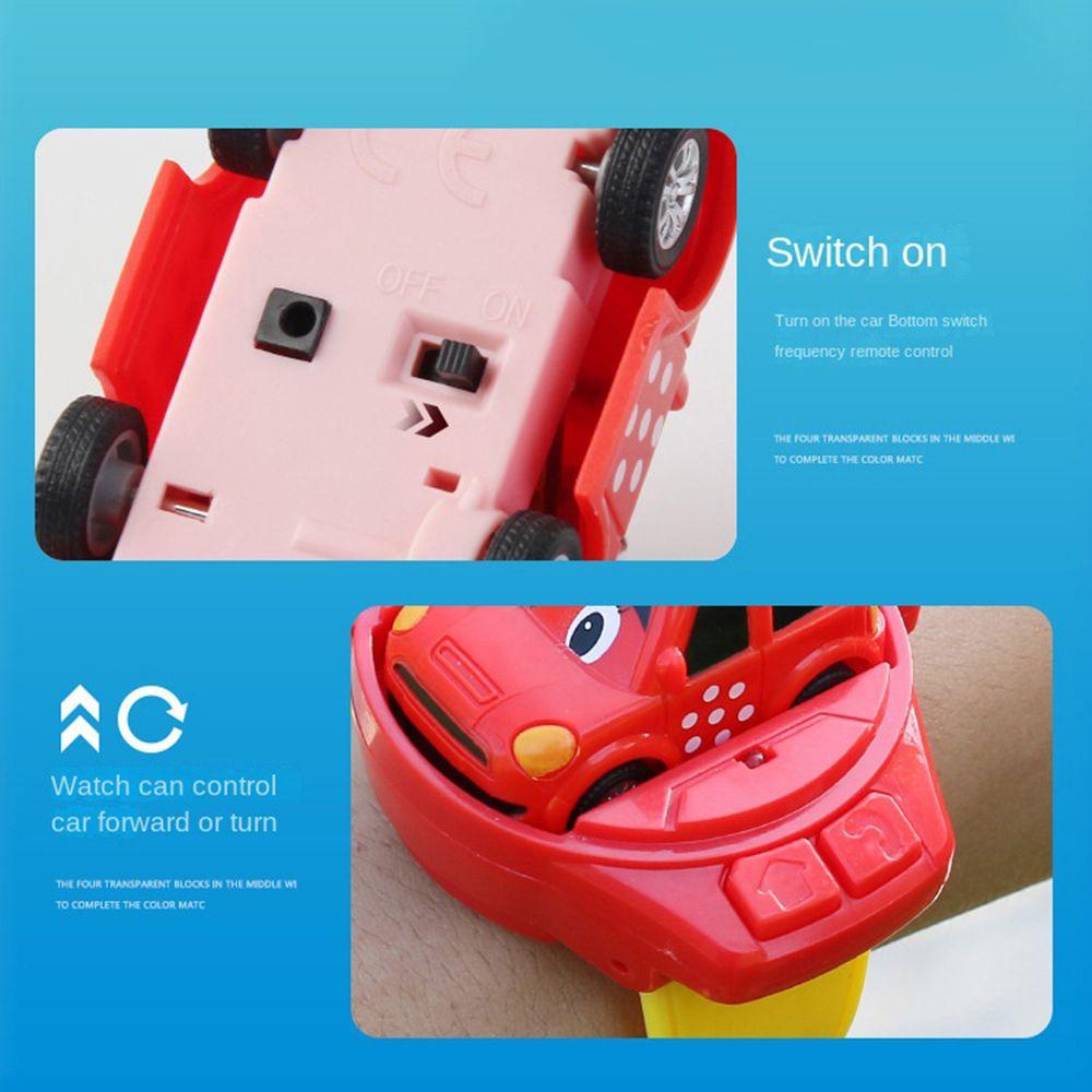 WONDER Mô Hình Xe Hơi Đồ Chơi Điều Khiển Từ Xa Có Dây Đeo Cổ Tay Tháo Rời Được