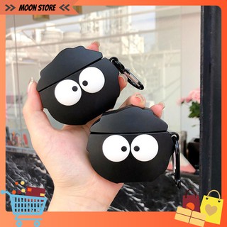 Case Airpods Cục Than Cute Cao Cấp - Vỏ Bao i9 i11 i12 i27 i100...