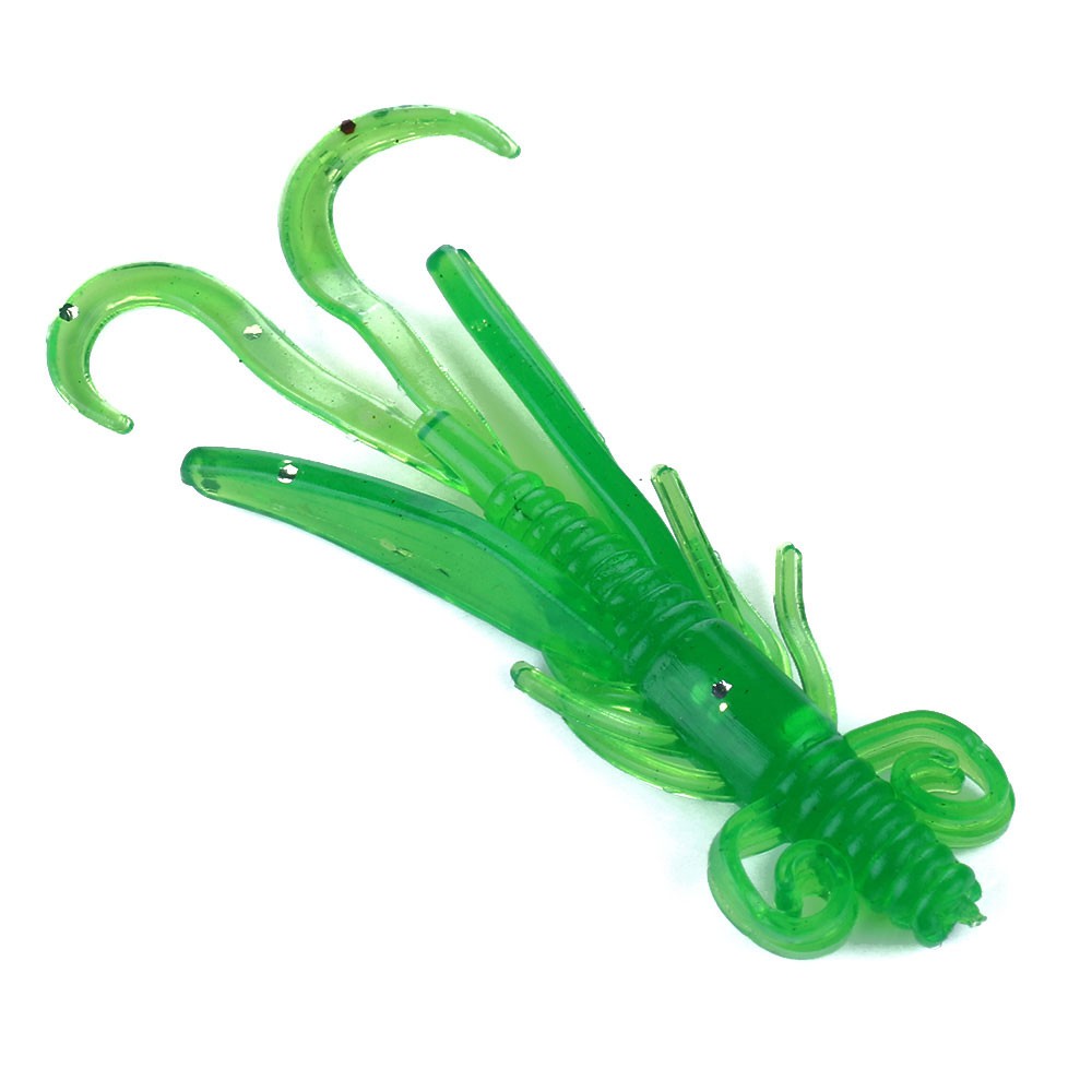 Set 10 Mồi Câu Cá Giả Hình Con Tôm 6cm 2g HENGJIA