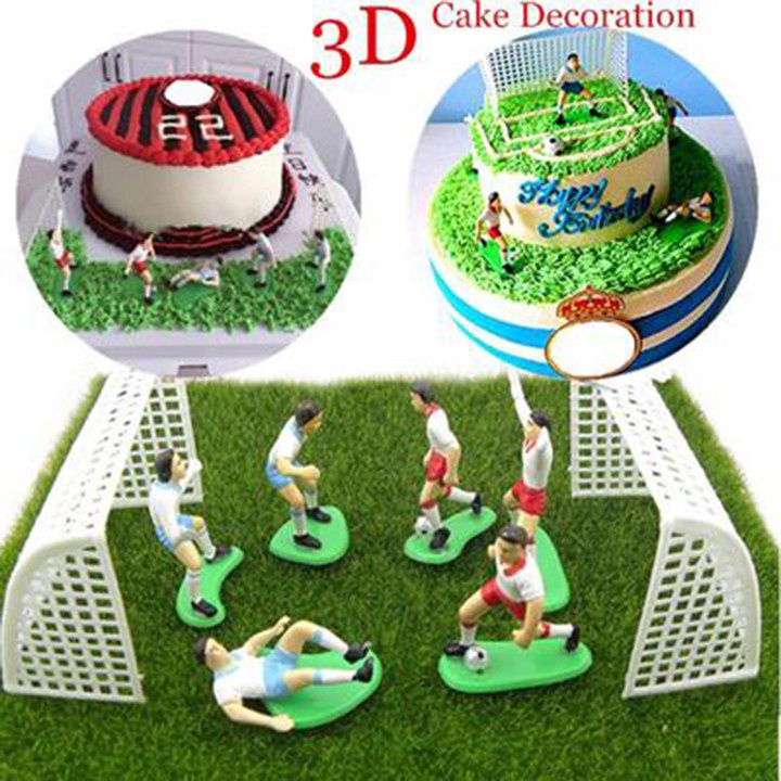 Bộ Khuôn Trang Trí Bánh Kem Hình Đội Bóng Đá Đáng Yêu