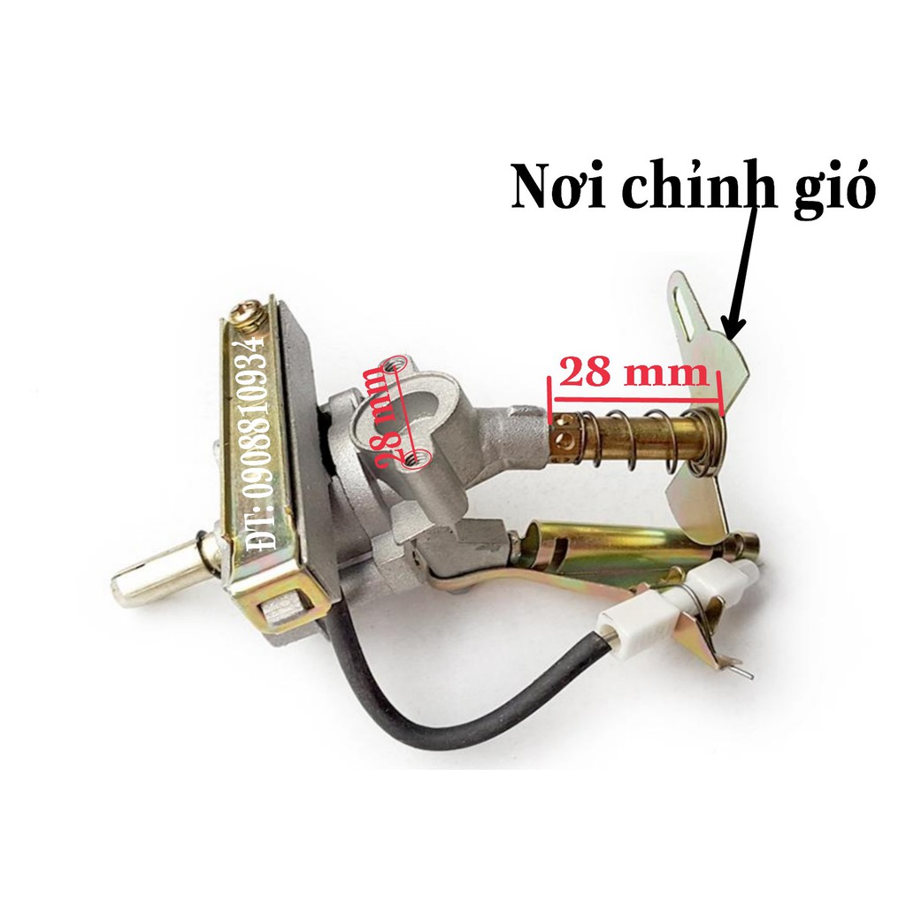 2 cái Ổ cụm đơn đánh lửa bếp gas dương chính hãng (thông dụng) kèm ron