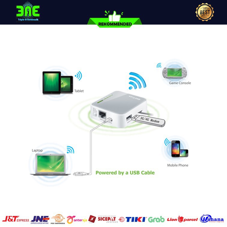 Usb Phát Wifi Tp-link Tl-mr3020 3g 4g Lte Guaranteed