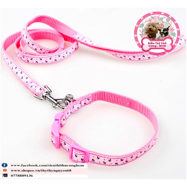 [Mã 44FMCGSALE1 giảm 10% đơn 250K]  Dây dắt, dây xích dạng vòng cổ cho chó mèo ( loại 1) - GouMao Pet