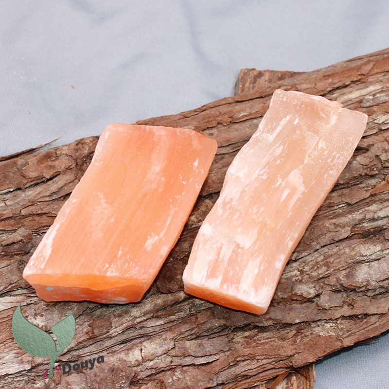 100g Đá Khoáng Chất Cam Tự Nhiên Dùng Làm Mặt Dây Chuyền