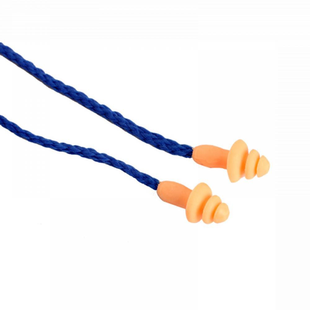 5 Cái  earplug Ổ Cắm Silicone Tái Sử Dụng Bảo Vệ Thính Giác
