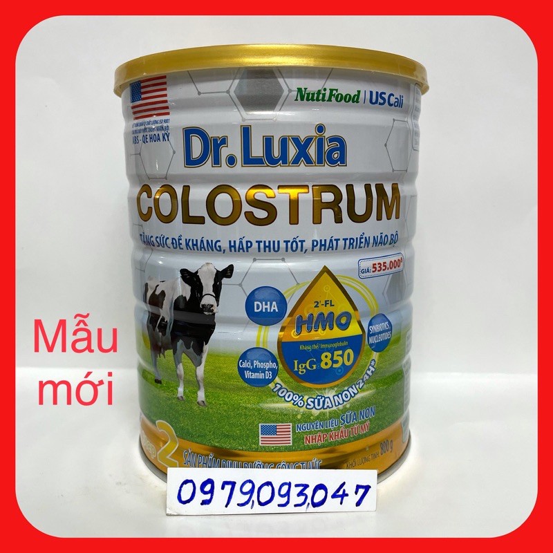 Sữa Colostrum Step 2 ( Dr. Luxia ) lon 800g, HSD: 07/2023