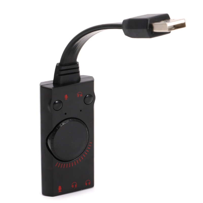 Thẻ Âm Thanh USB 3.5mm Kèm Mic Cho PC Laptop Windows OS L