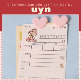 Kẹp Giấy Hình Trái Tim Dễ Thương