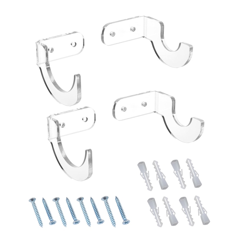 Bộ 2 Cặp Giá Đỡ Gậy Bóng Chày Bằng Acrylic Tiện Dụng