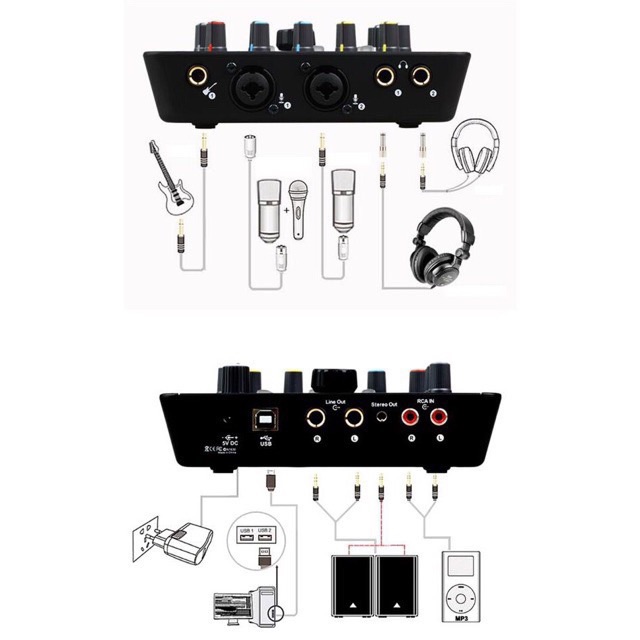Combo bộ livestream thu âm, sound card icon uopd pro, mic takstar pc k320,chân kẹp,màng lọc,dây live ma2,dây knokemfbh 6