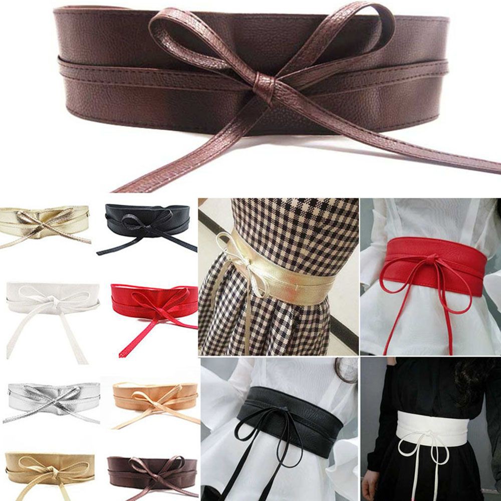 Thắt Lưng Da Mềm Bản To Thời Trang Nữ