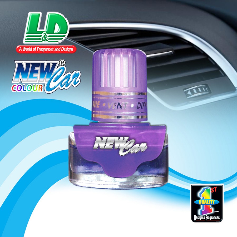 [Mã BMBAU50 giảm 10% đơn 99k] Nước Hoa Ghim Máy Lạnh L&amp;D New Car Colour Lavender Nhập Khẩu Chính Hãng