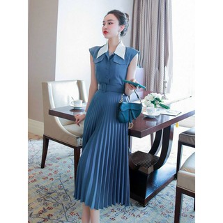 Đầm lụa kèm bell