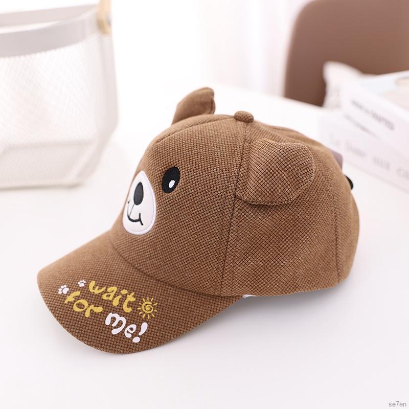 Mũ lưỡi trai in chữ thiết kế cá tính cho trẻ nhỏ 4-8 tuổi