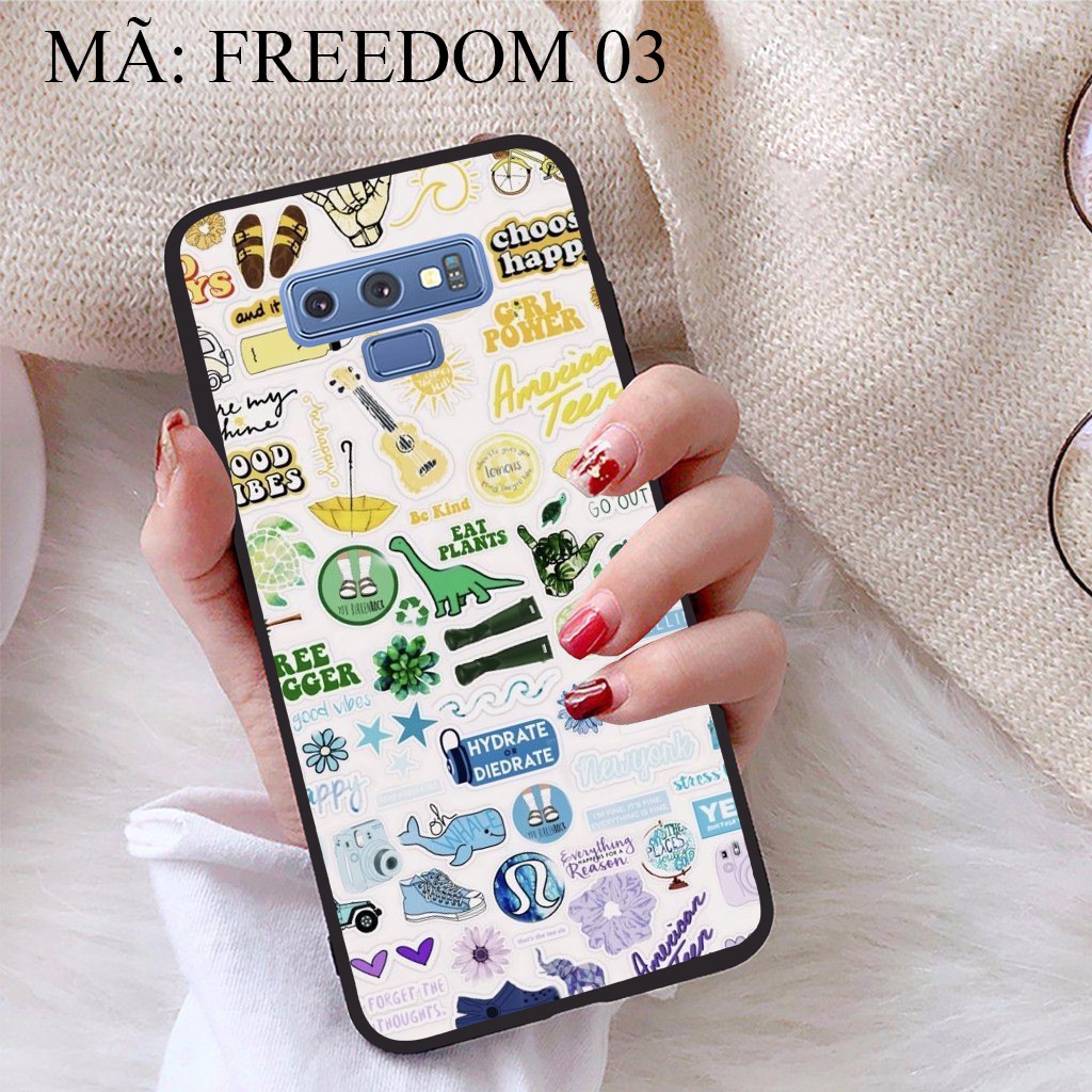 Ốp lưng Samsung Note 9 viền dẻo TPU BST Phong Cách Freedom