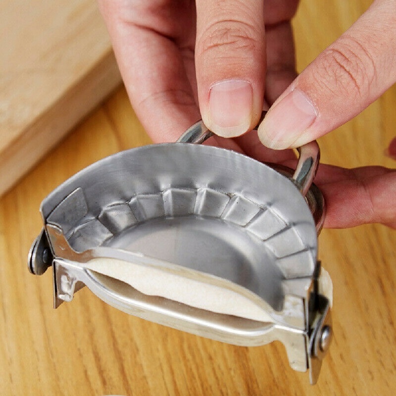 1 Khuôn Làm Sủi Cảo DIY Bằng Thép Không Gỉ Đa Năng Cho Nhà Bếp