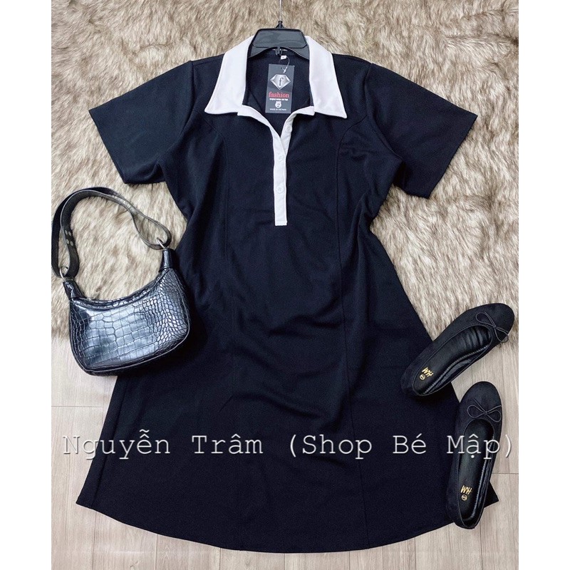 Đầm Suông Cổ Polo BigSize 65-85Kg [Hình Thật Chính Chủ] | BigBuy360 - bigbuy360.vn