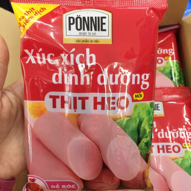 Xúc xích Ponnie dinh dưỡng