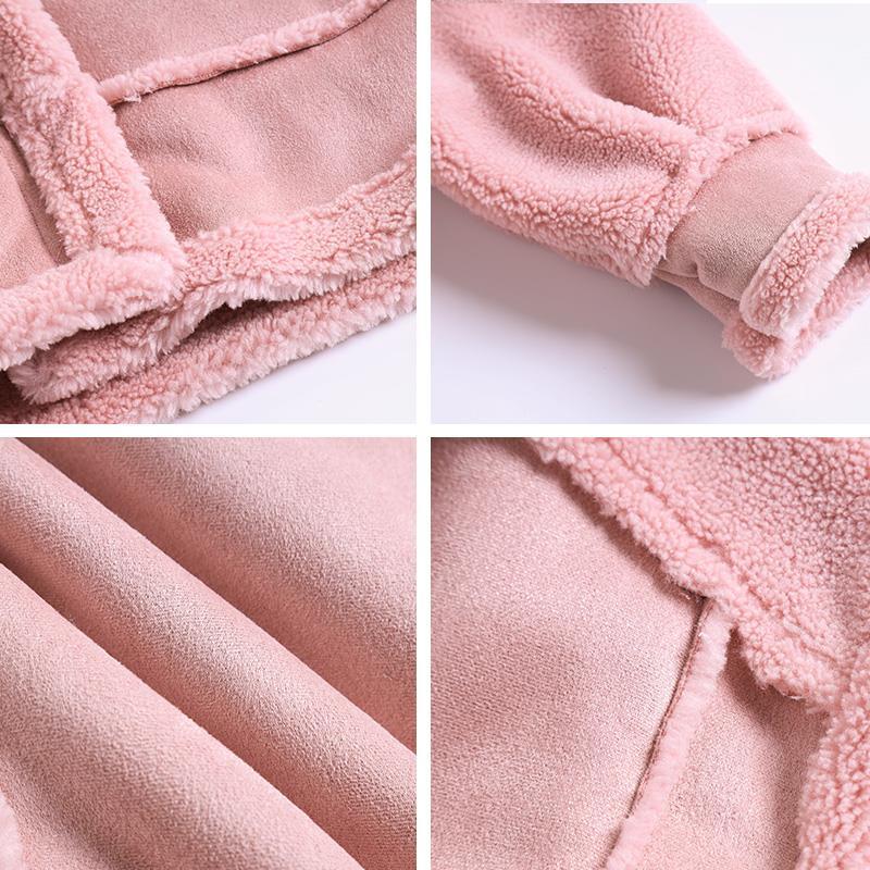 Winter girl cashmere coat