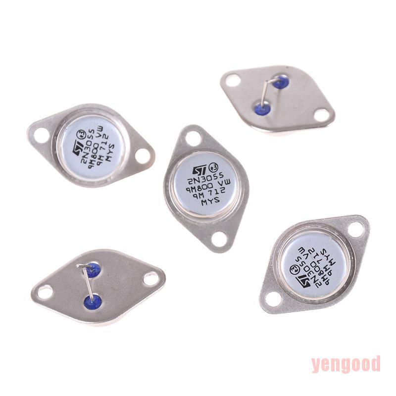 Set 5 linh kiện bán dẫn 2N3055 NPN AF Amp 15A