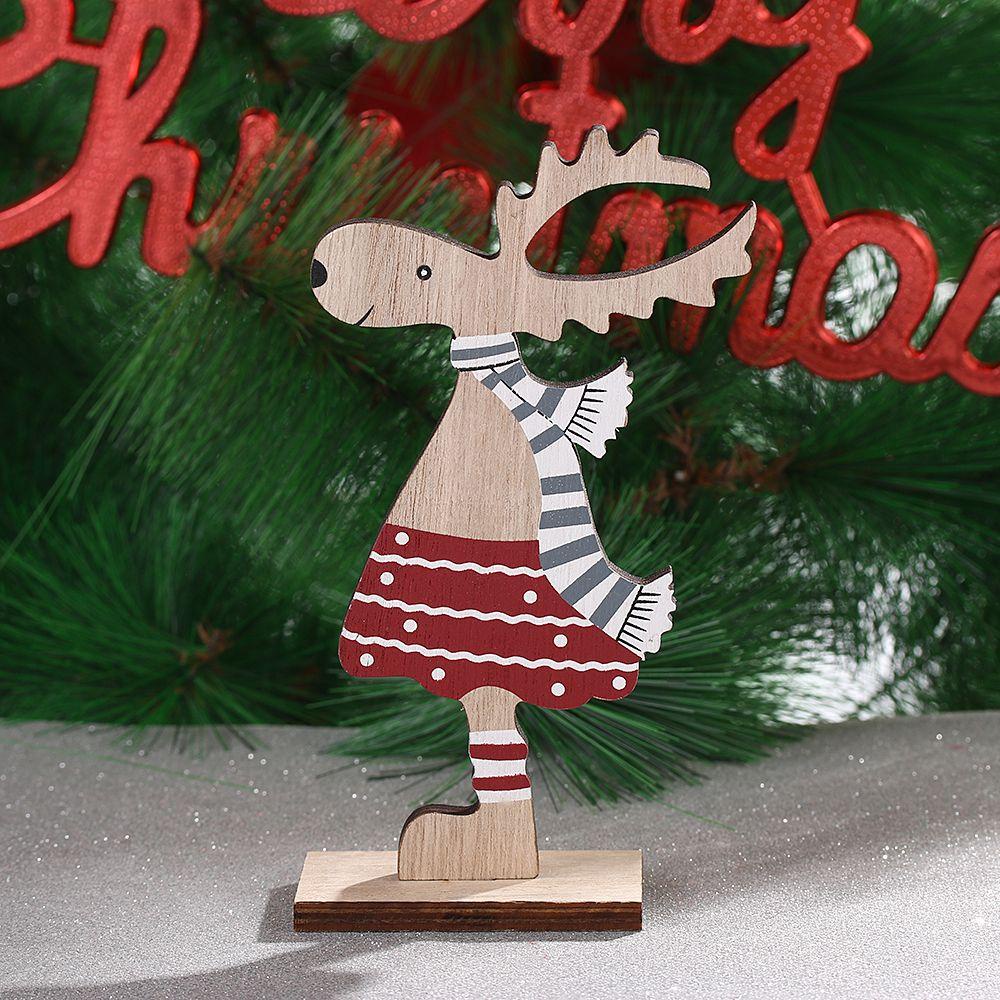 MAG Phụ Kiện Trang Trí Giáng Sinh Bằng Gỗ Tự Nhiên