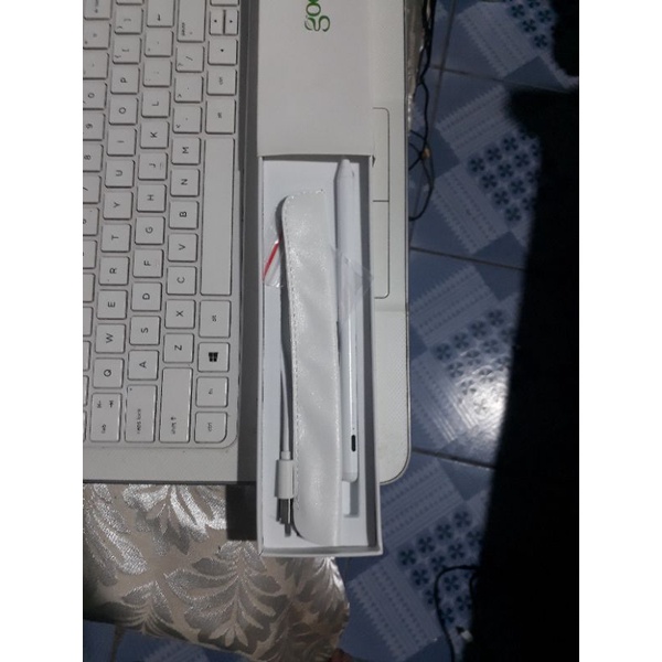 Bút cảm ứng GOOJODOQ Cho Ipad pro 11 12.9 2018 2020ipad gen7 10.2 Air Round section. White | BigBuy360 - bigbuy360.vn