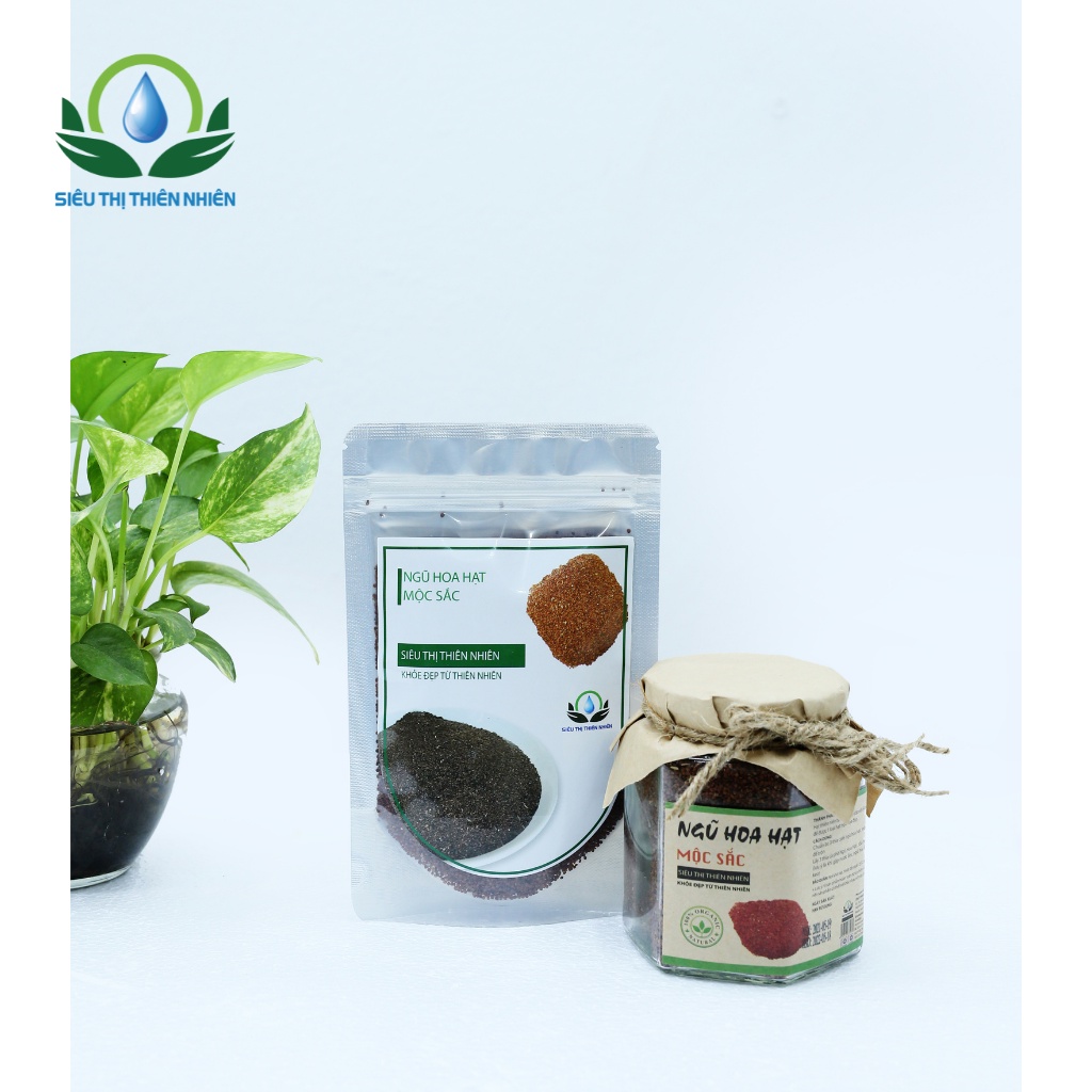 Ngũ Hoa Hạt Đắp Mặt Nguyên Chất SIÊU THỊ THIÊN NHIÊN Tác Dụng Làm Mềm Mịn Và Giảm Dầu Thừa Trên Da Túi 500G