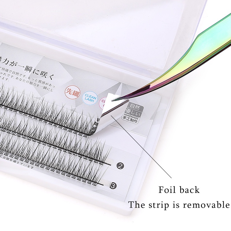 Cụm bao gồm 120 cụm lông mi giả Maquiagem cilios cho các chuyên gia vá mềm tự nhiên giả Mink làm công cụ